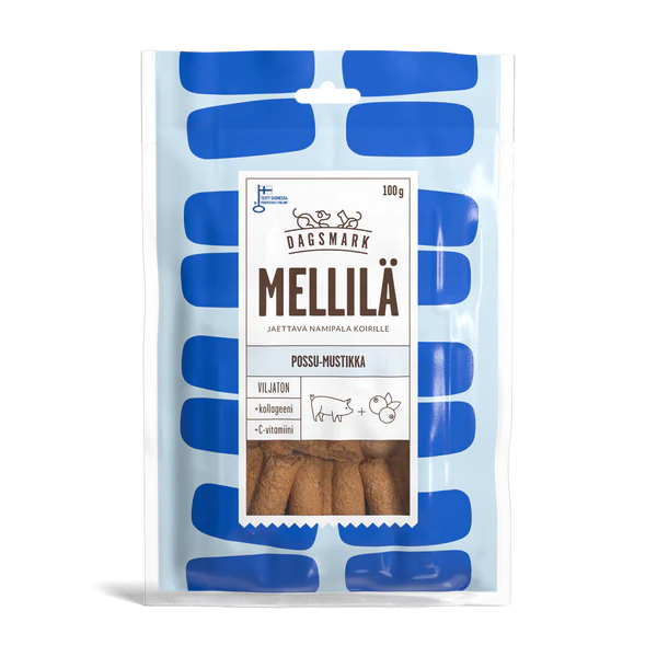 Dagsmark Mellilä possu-mustikkanami 100 g