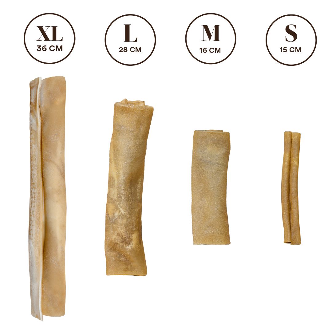 Monster Rawhide Beef Small Roll 100 kpl SÄÄSTÖPAKKAUS