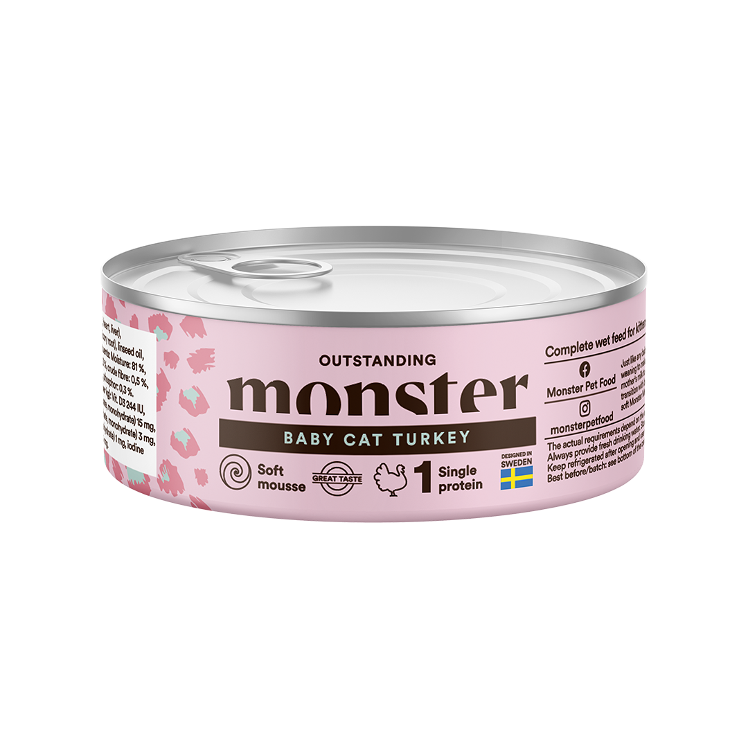 Monster Cat Baby Mousse 12 x 100 g