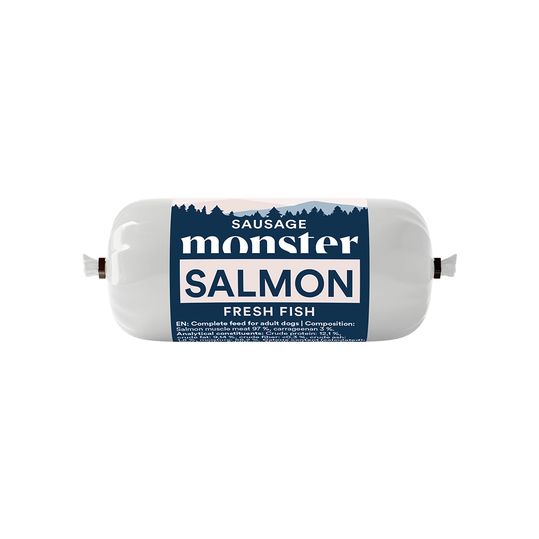 Monster Dog Salmon Sausage 80 g