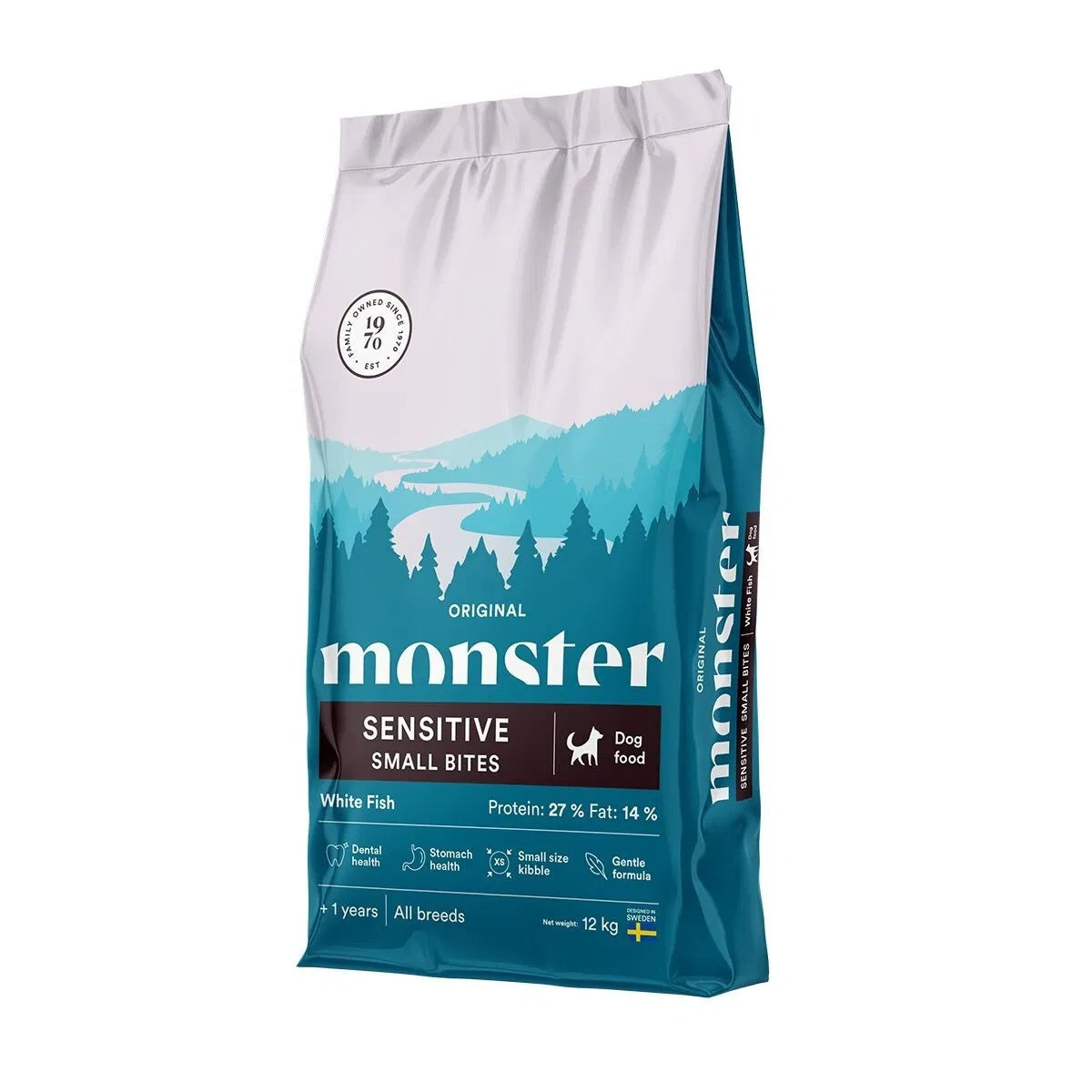 Monster Dog Original Adult Sensitive Fish Small Breed 12 kg