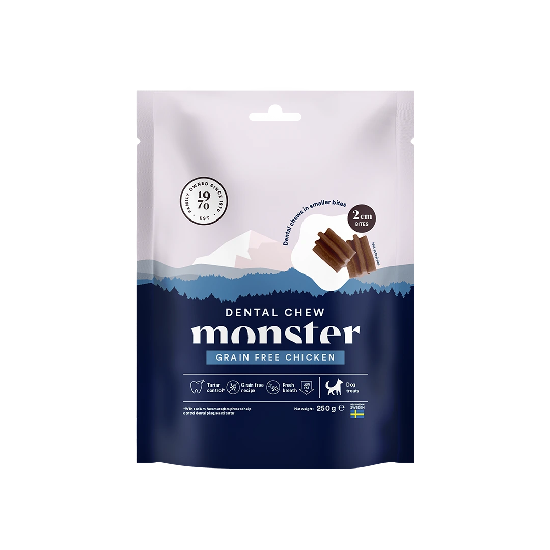Monster Dental Bites Grain Free Chicken purupala 250 g