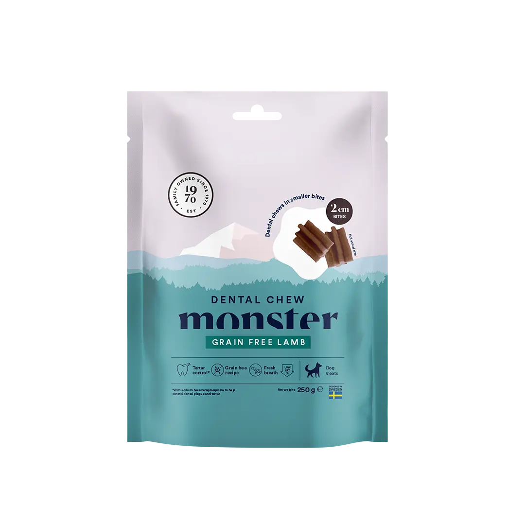 Monster Dental Bites Grain Free Lamb purupala 250 g