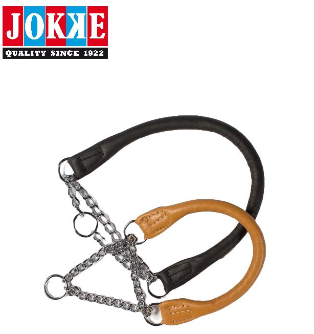 Jokke Nordkapp - Musta puolikiristävä panta 30 - 44 cm x 13 mm