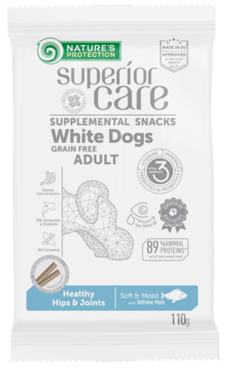 Nature's Protection Superior Care Hips & Joints herkkutikku vaalea kala 110 g
