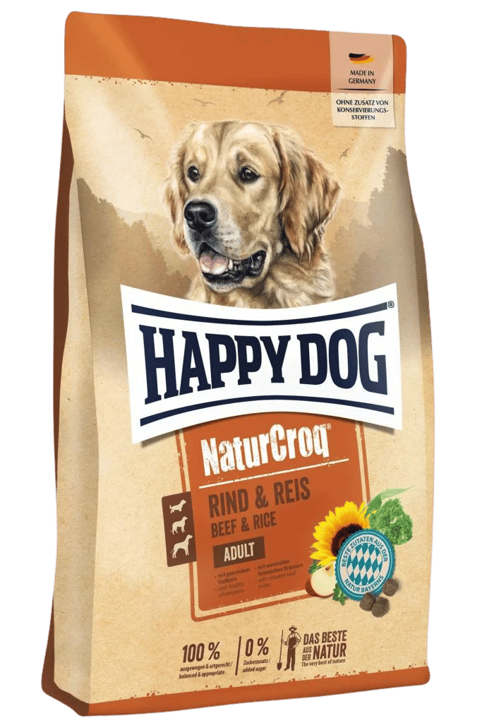 Happy Dog NaturCroq Rind & Reis 15 kg