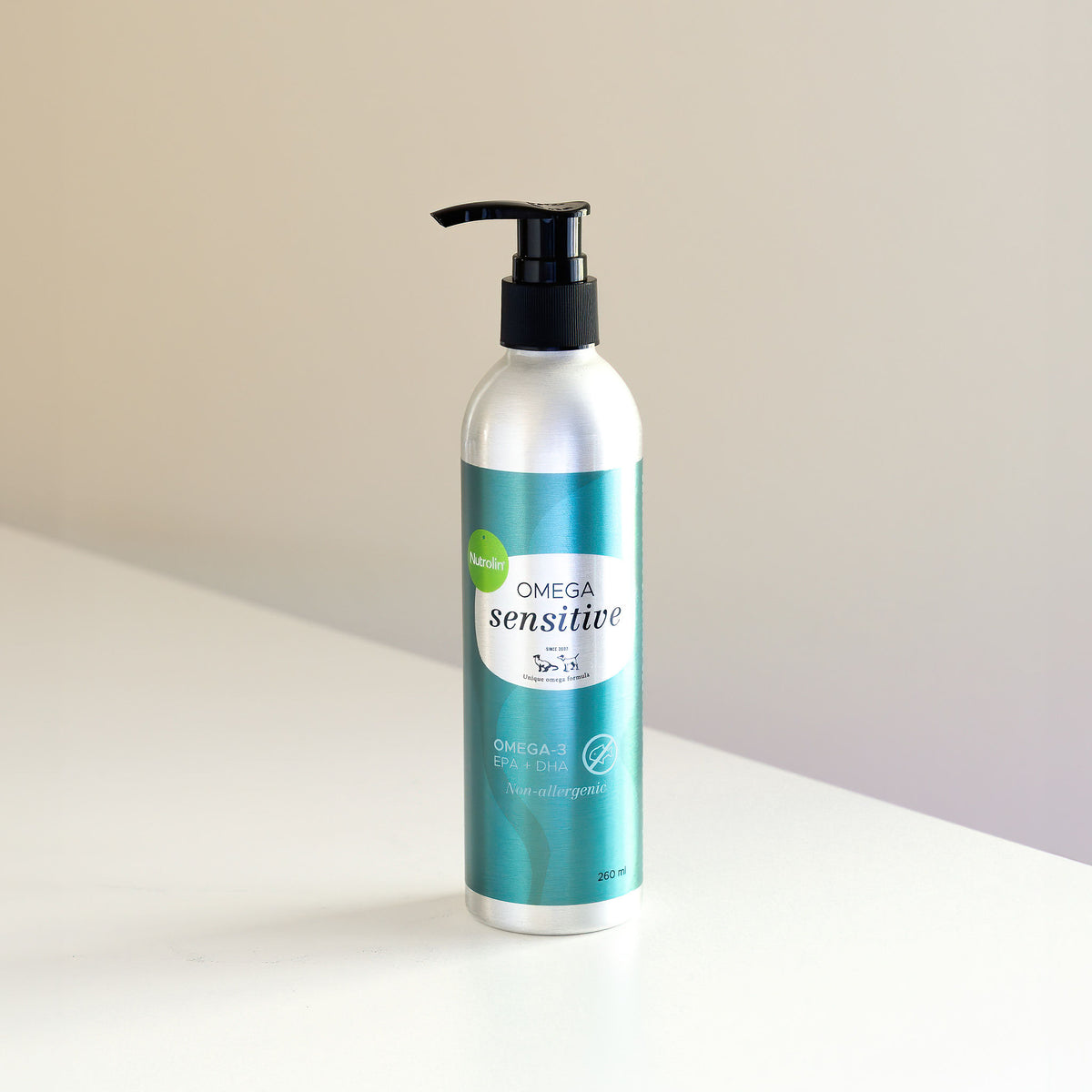 Nutrolin OMEGA sensitive kissalle ja koiralle 260 ml