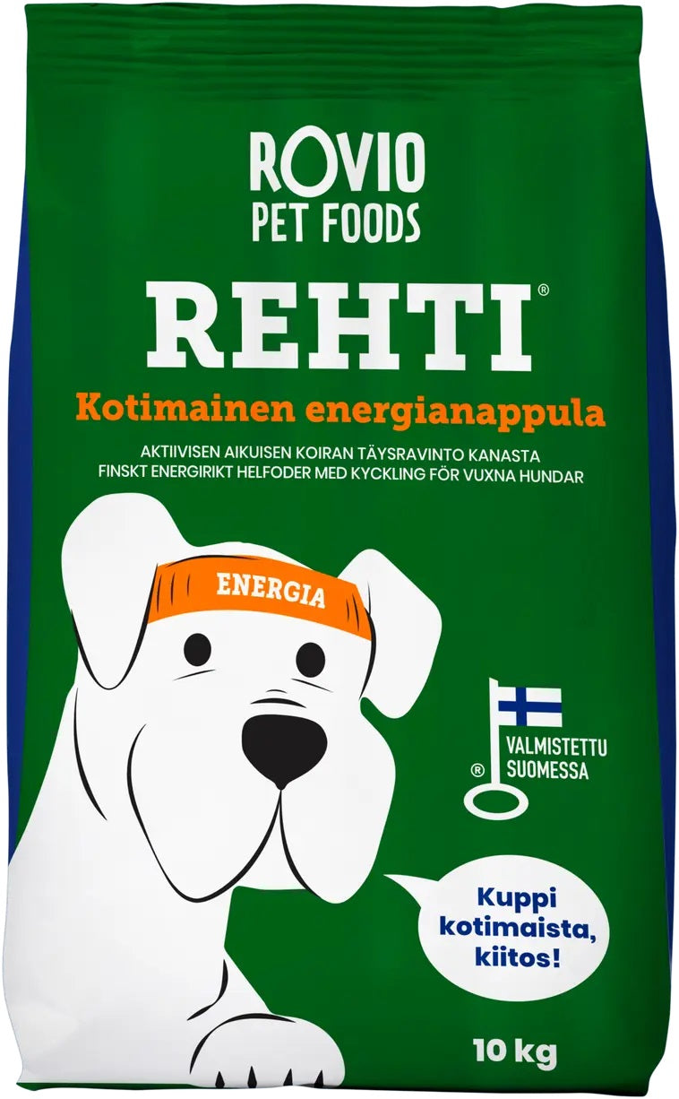 Rehti Kotimainen energianappula koiralle 10 kg