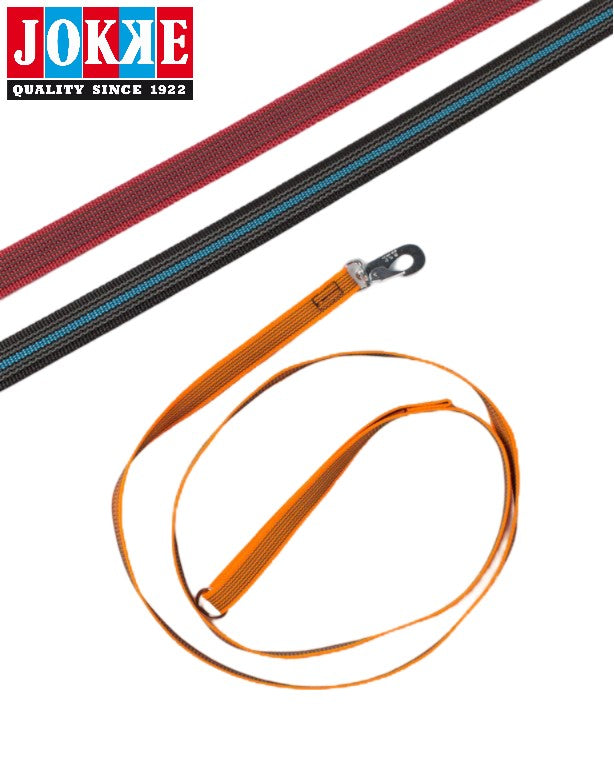 Jokke Softgrip talutin Mustasininen BGB-lukolla 180 cm x 20 mm