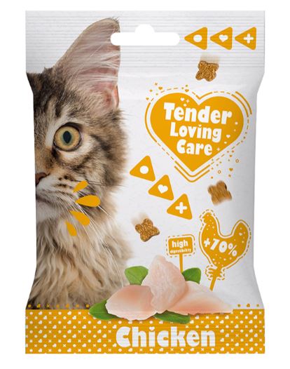 Duvo+ Tender Loving Care pehmeä makupala kana kissalle 50 g