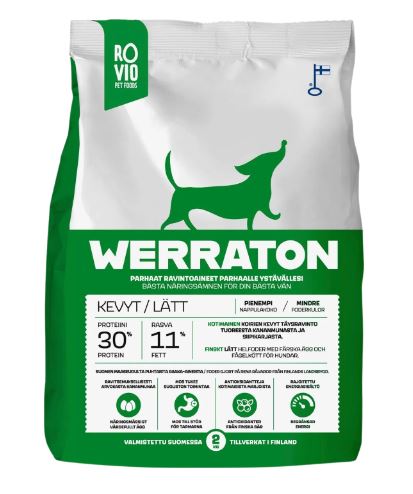 Werraton Kevyt koiranruoka 2 kg