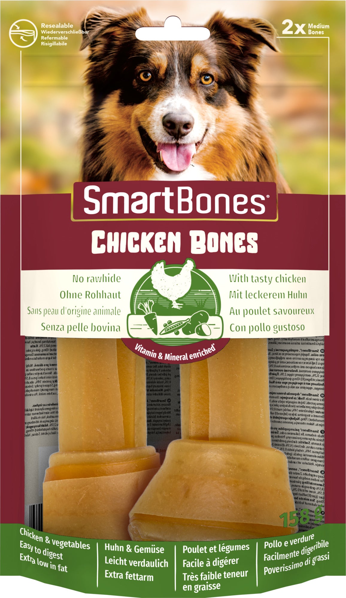 SmartBones Chicken Medium 2 kpl 158 g