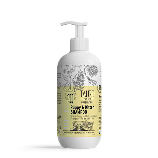 Tauro Pro Line Pure Nature Puppy & Kitten Shampoo pennuille 400 ml