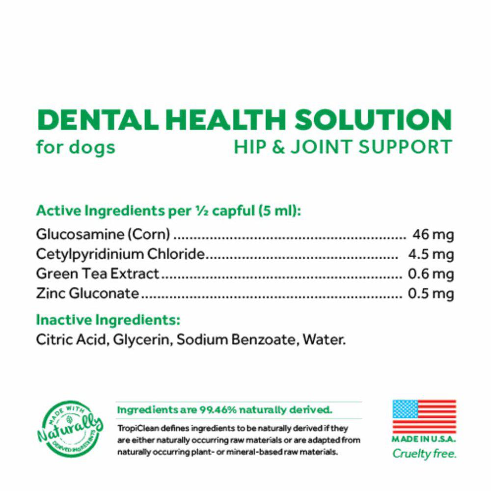 Tropiclean Oral Care Water Additive Hip & Joint 473 ml