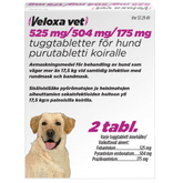 Veloxa vet 525 mg / 504 mg / 175 mg 2 fol purutabletti