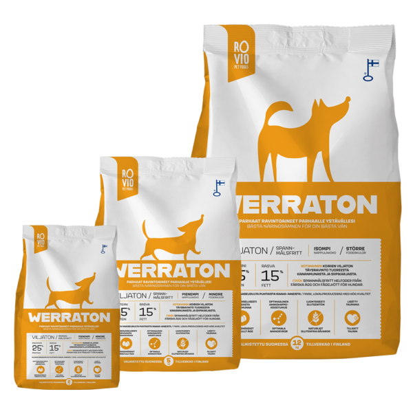 Werraton Viljaton koiranruoka 5 kg
