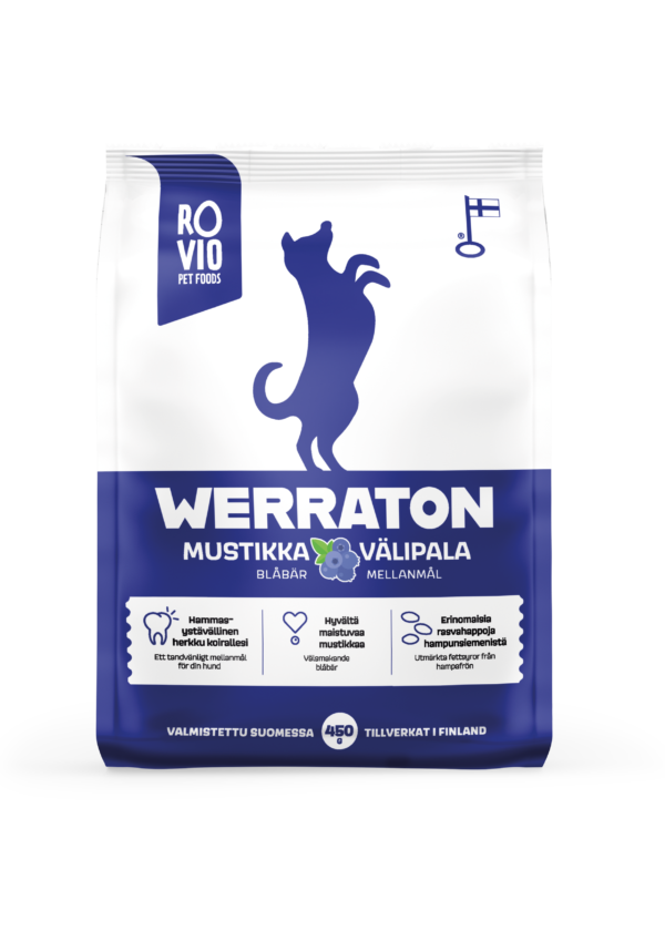 Werraton Mustikka koiran välipala 450 g