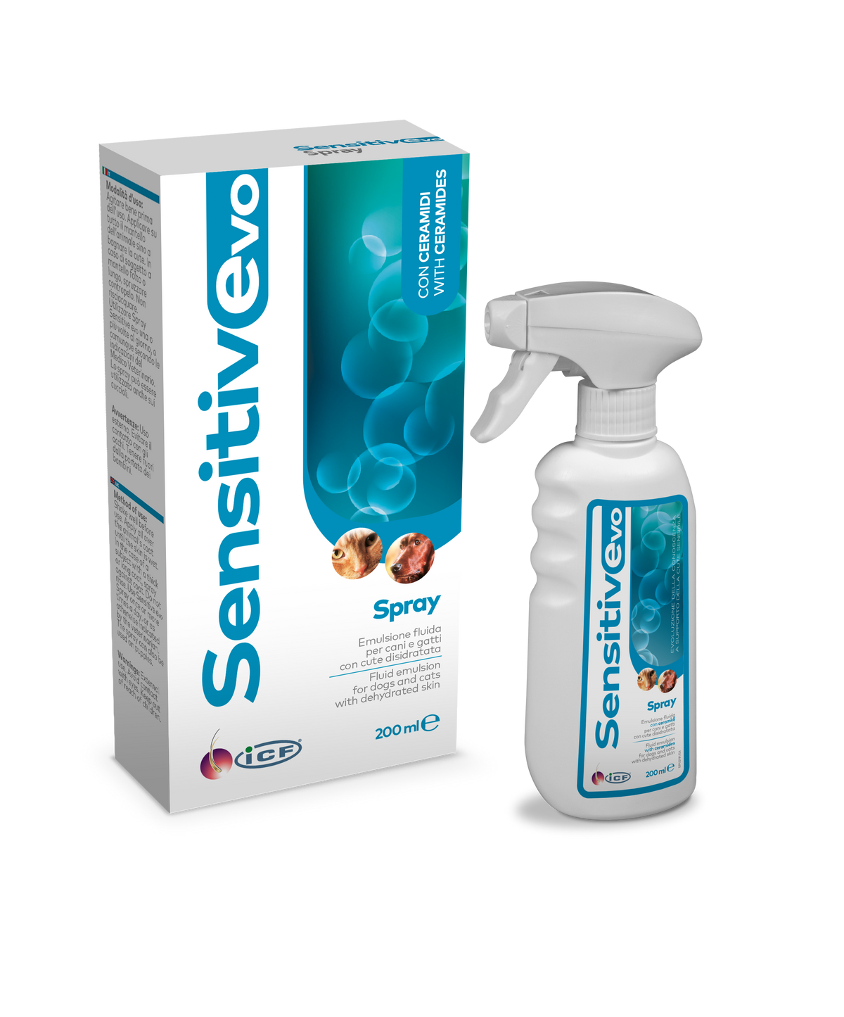 Sensitive Evo Spray koiralle ja kissalle 200 ml