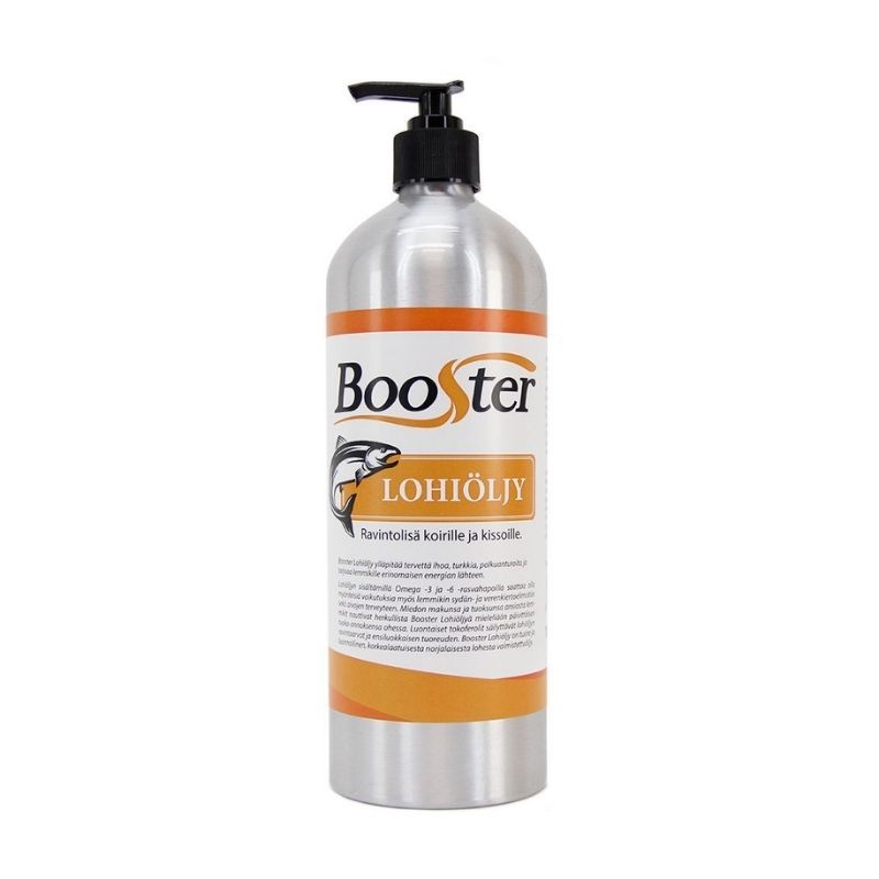 Booster Lohiöljy koiralle ja kissalle 950 ml