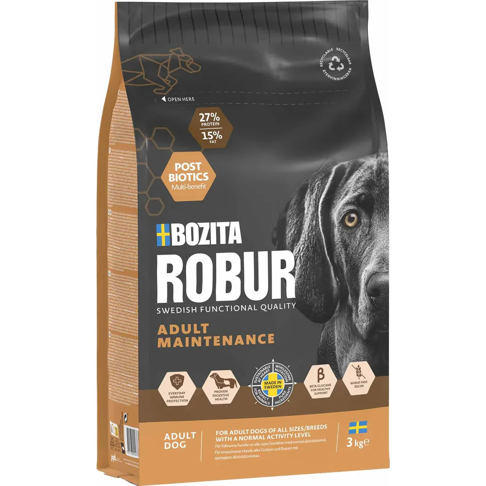 Bozita Robur adult maintenance koirille 3 kg