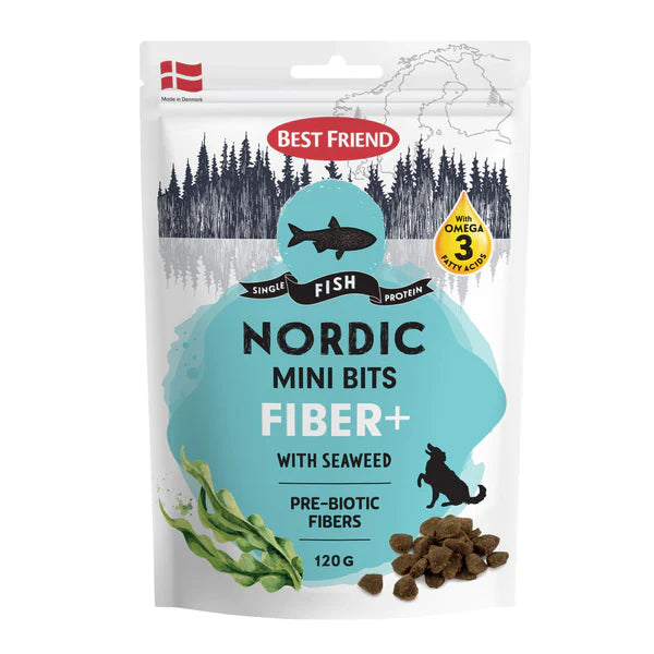 Best Friend Nordic Mini Bits Fiber+ kalamakupala koiralle 120 g