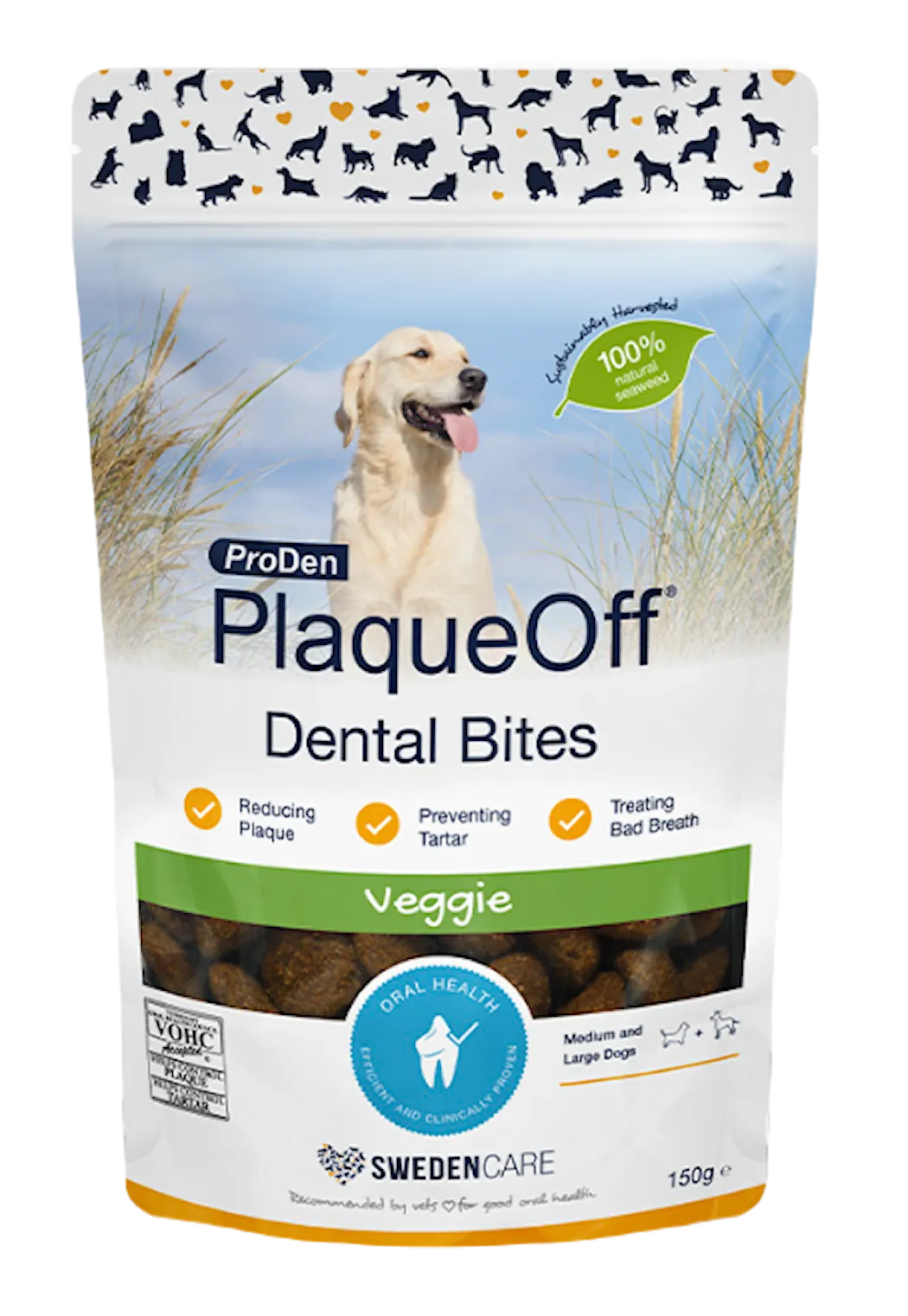 PlaqueOff Dental Bites koiralle 150 g