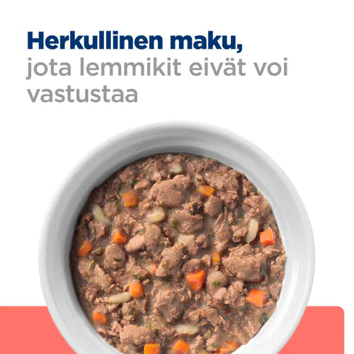 Hill's ON-Care with Chicken & Vegetables muhennos kissalle 82 g MAISTELUPAKKAUS PÄIVÄYSTARJOUS