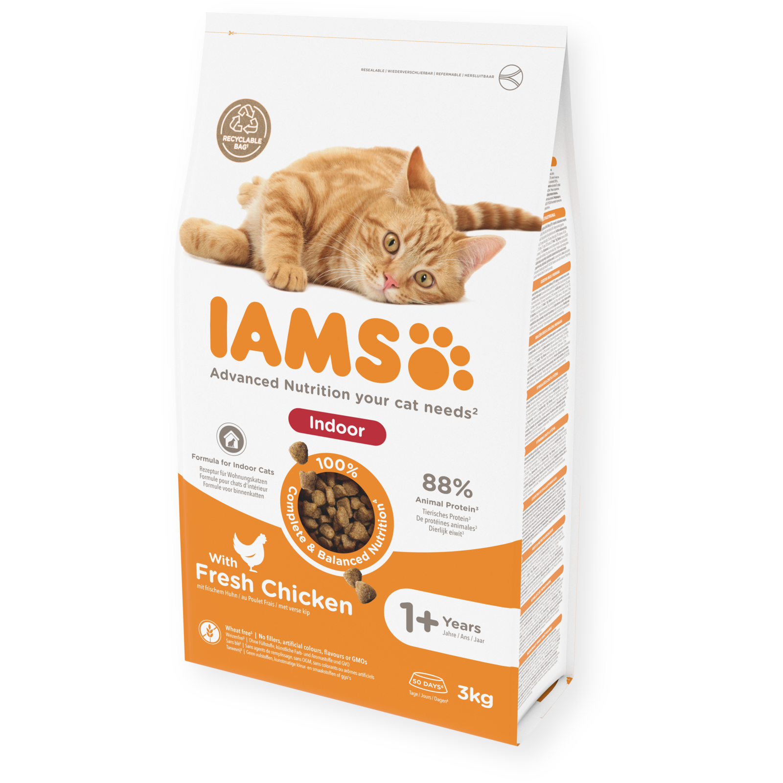 Iams Feline Adult Indoor Dry 3 kg