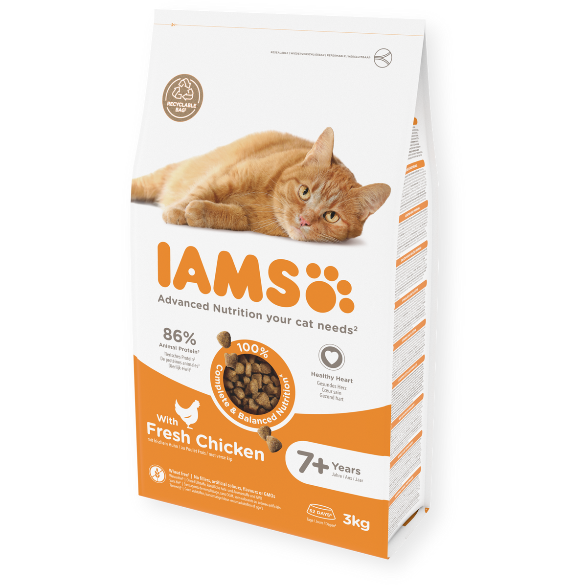Iams Feline Senior Chicken Dry 3 kg