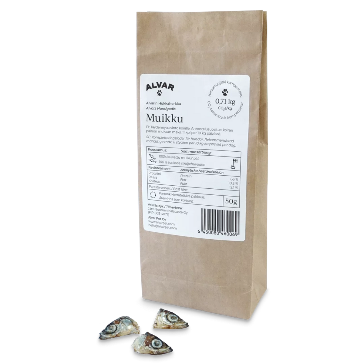 Alvar Pet Hukkaherkku Muikku koiralle 50 g