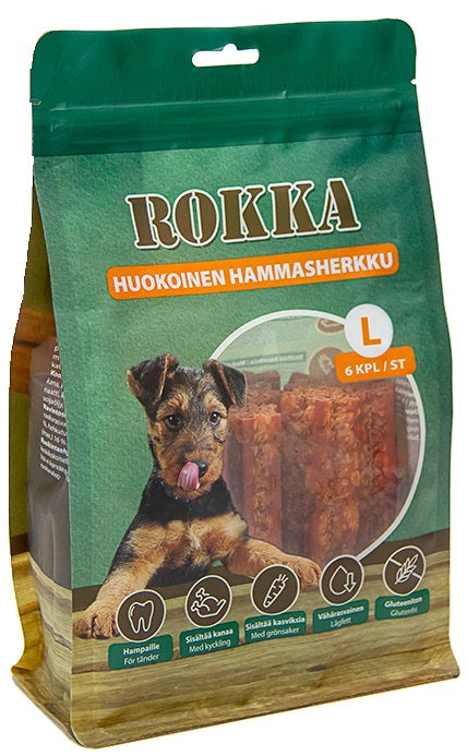 Rokka Huokoinen hammasherkku L 6 kpl 390 g