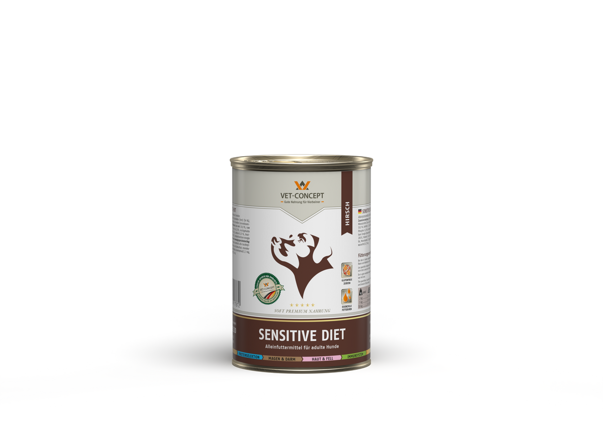 Vet Concept Koiramenu Sensitive Diet Hirsch Peura 400 g