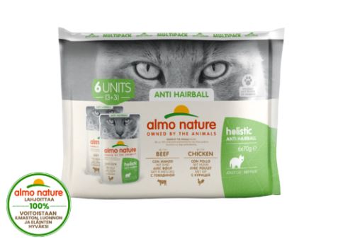 Almo Nature Holistic Anti-Hairball 6 x 70g