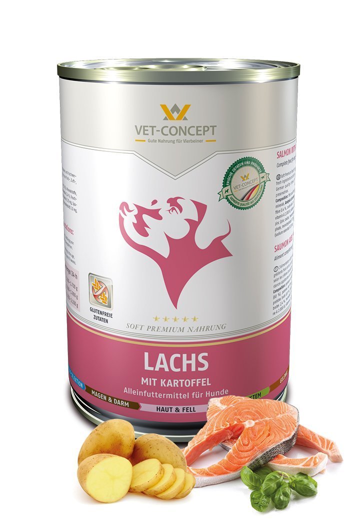 Vet Concept Koiramenu Lachs Lohi 400 g