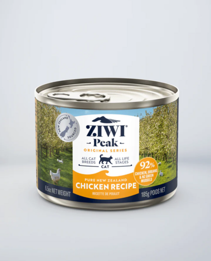 ZiwiPeak Kana kissalle 12 x 185 g