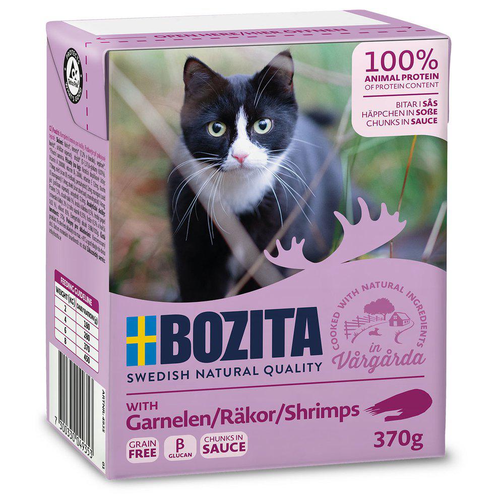 Bozita katkarapua kastikkeessa kissalle 6 x 370 g
