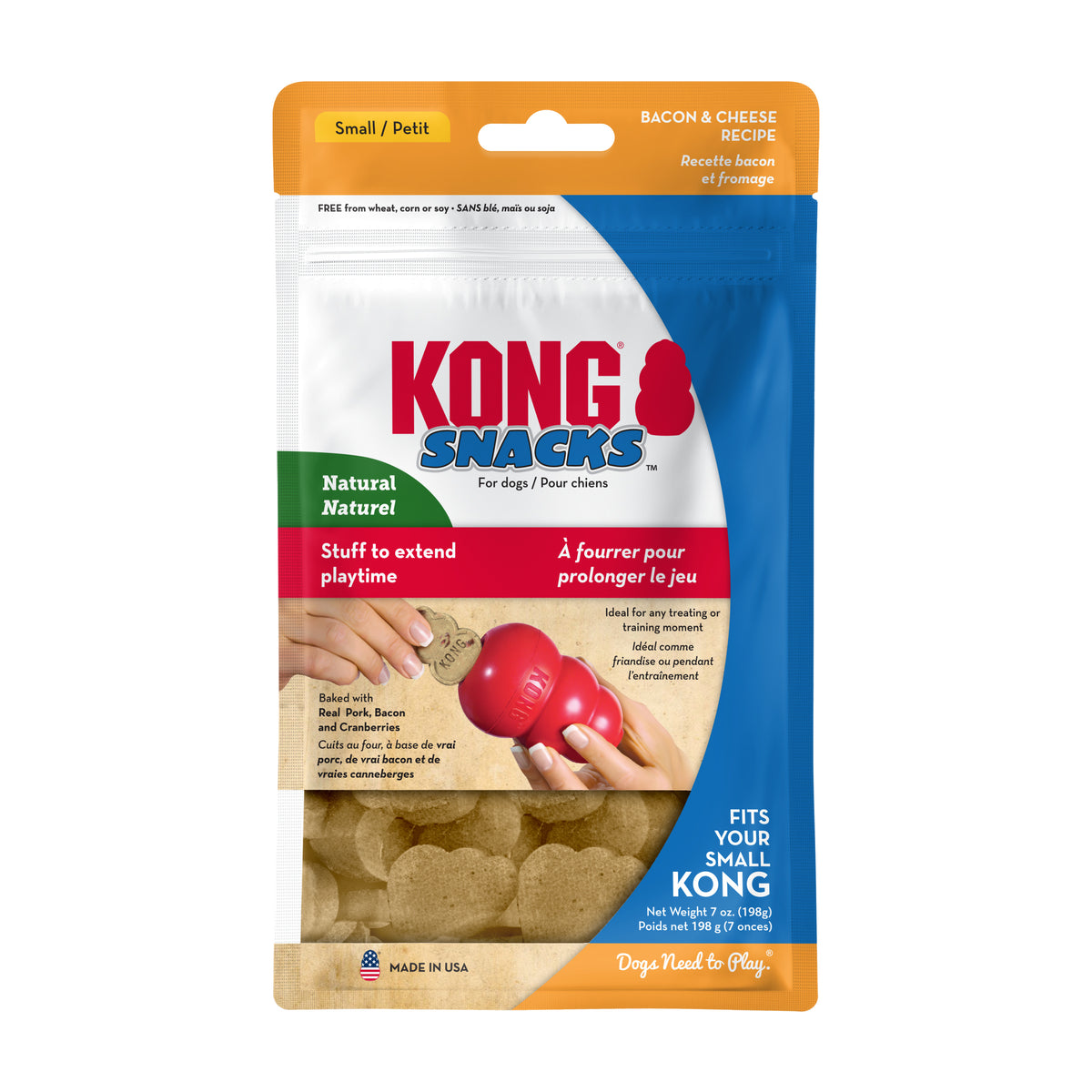 Kong Snacks pekoni & juusto S 198 g