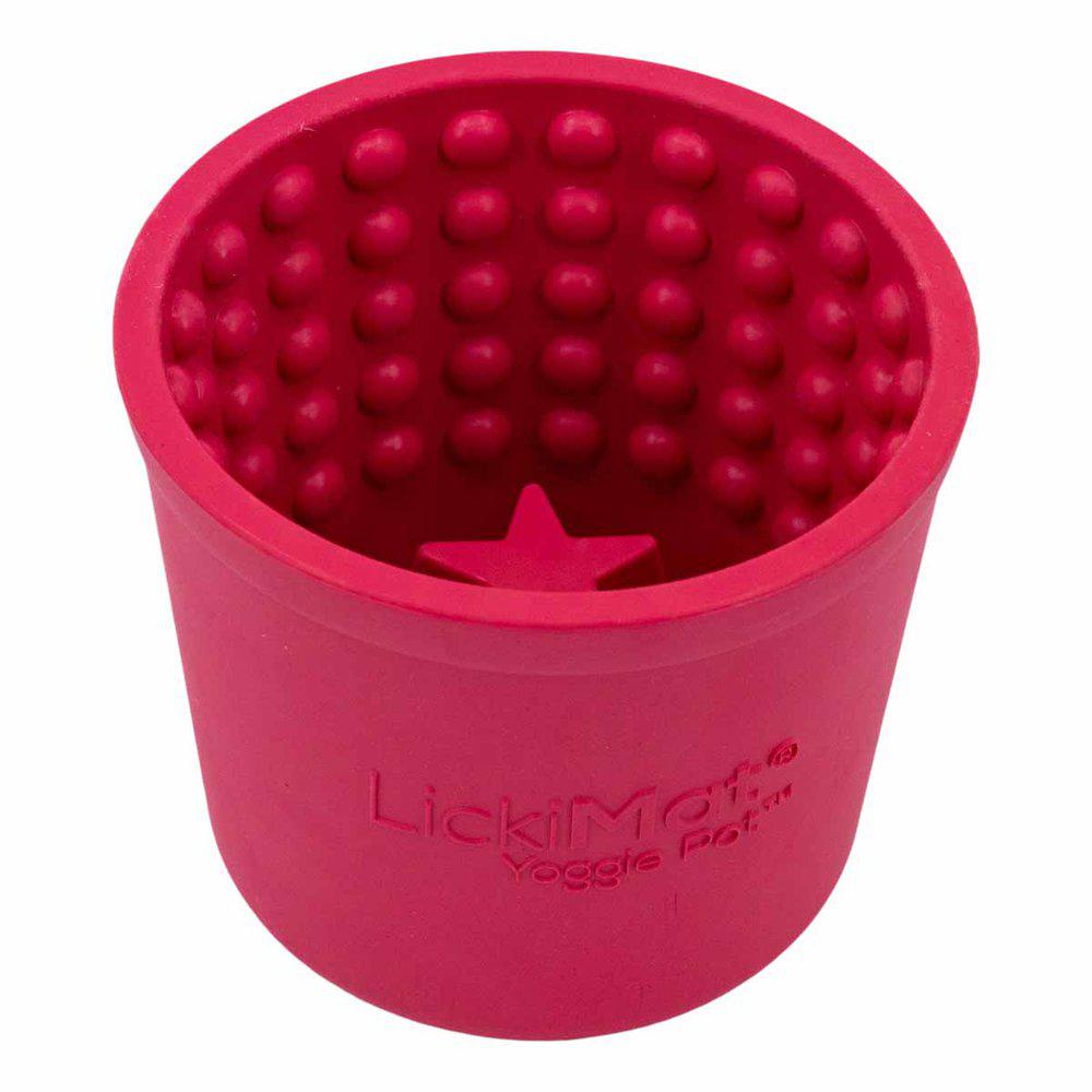 Lickimat Yoggie Pot aktivointikuppi koiralle pinkki