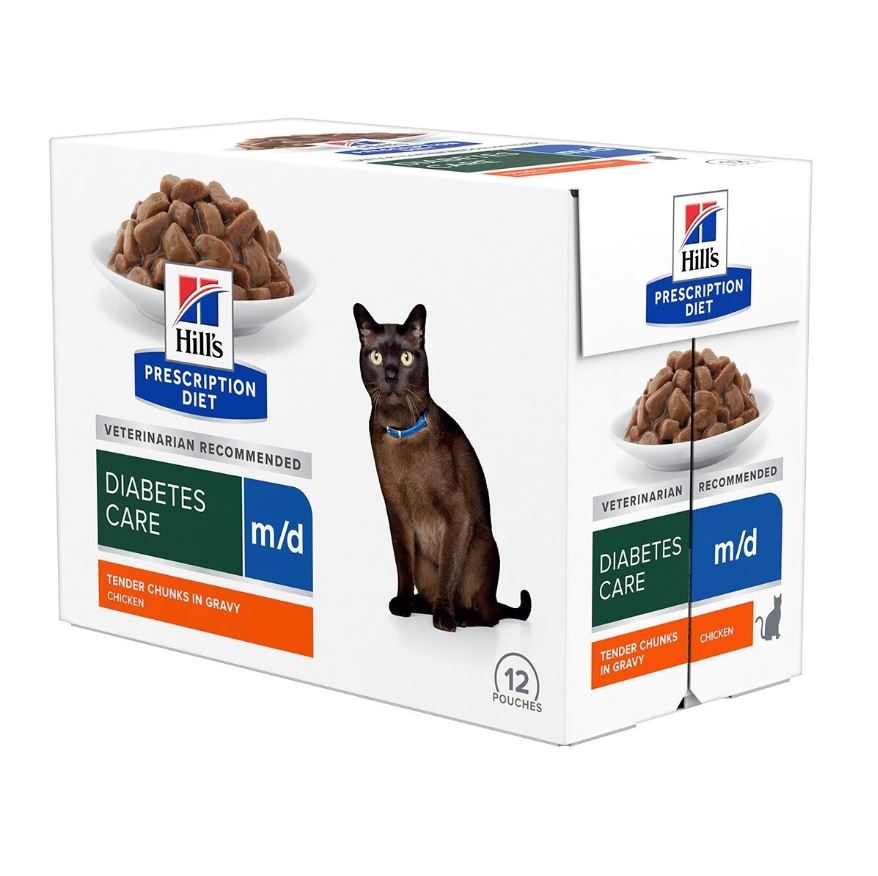 Hill's m/d Diabetes Care Chicken kissalle 12 x 85 g