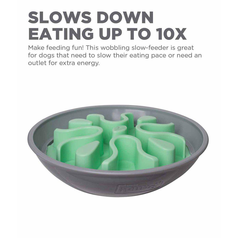 Outward Hound Fun Feeder Wobble Slow Bowl koiralle minttu