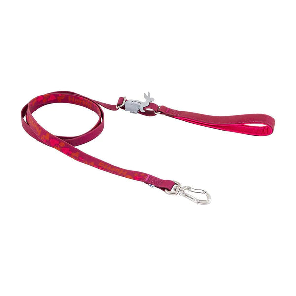 Hurtta Mudventure talutin pinkki 120-180 x 1,5 cm