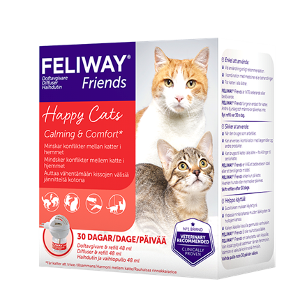 Feliway Friends haihdutin ja feromoniliuos kissalle 48 ml PÄIVÄYSTARJOUS