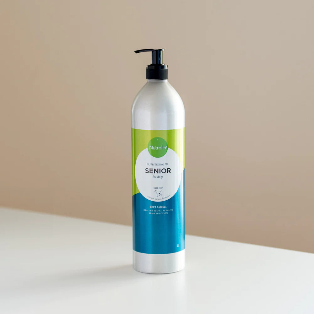 Nutrolin Senior pumppupullo koiralle 990 ml SÄÄSTÖPAKKAUS