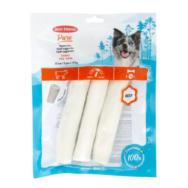 Best Friend Pure täyterulla härkä 17 cm 3 kpl 175 g