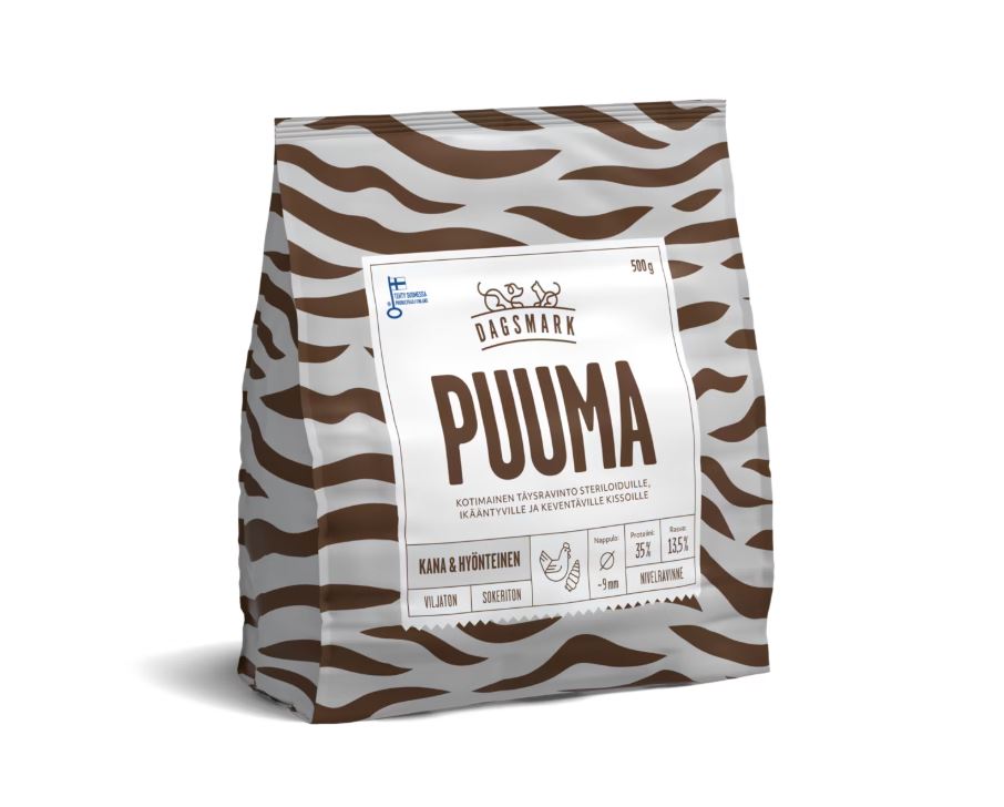 Dagsmark Puuma kissalle 500 g