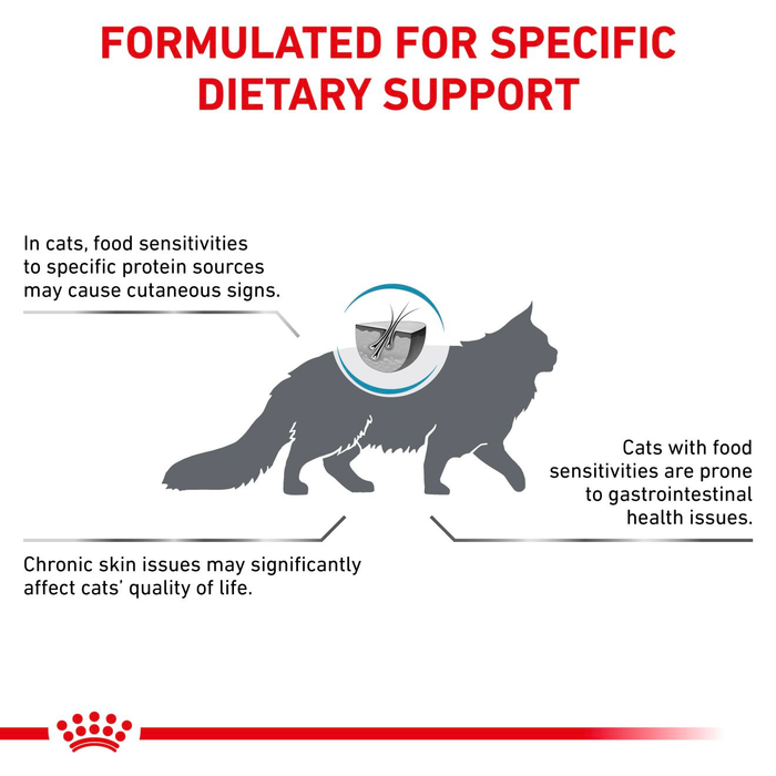Royal Canin Veterinary Diets Derma Anallergenic kissan kuivaruoka 2 kg