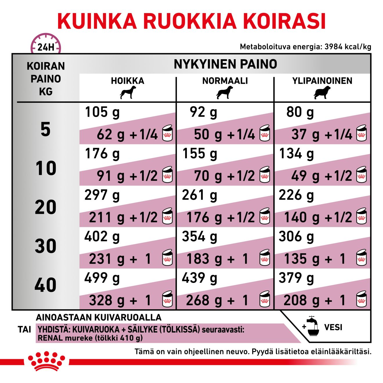 Royal Canin Veterinary Diets Renal koiran kuivaruoka 2 kg