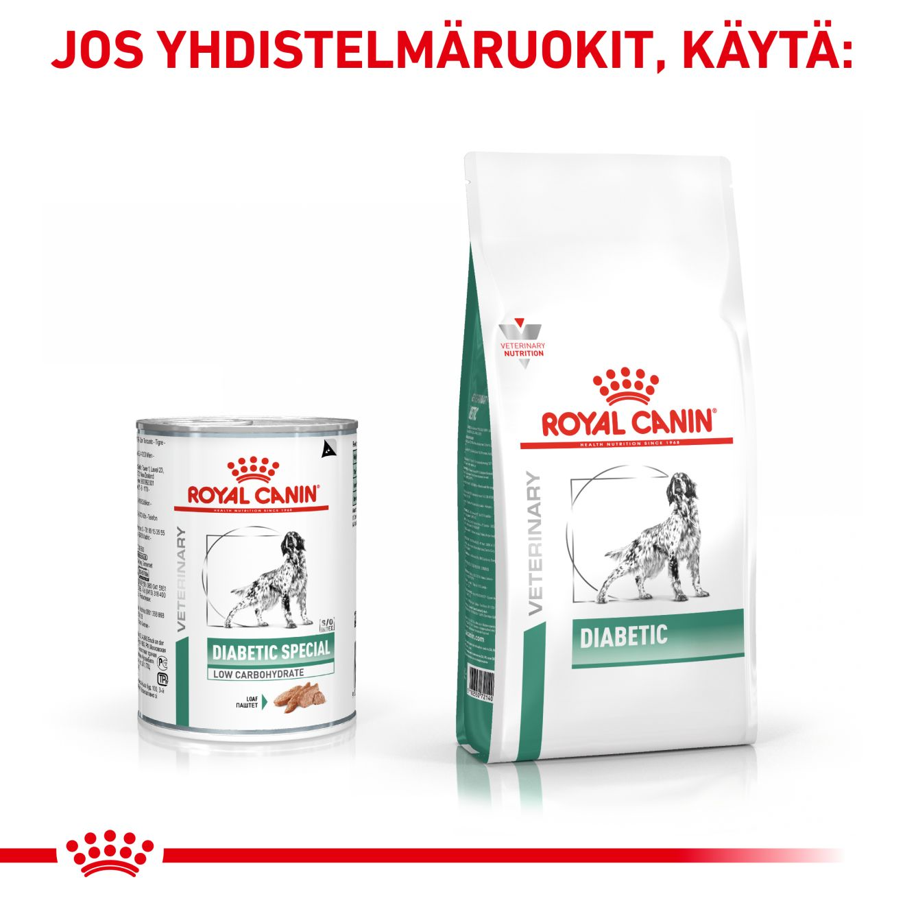 Royal Canin Veterinary Diets Weight Management Diabetic Special Low Carbohydrate loaf säilykepurkki koiran märkäruoka 410 g MAISTELUPAKKAUS