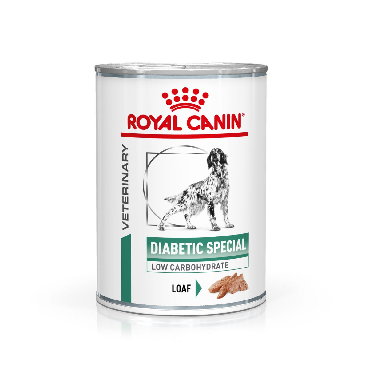 Royal Canin Veterinary Diets Weight Management Diabetic Special Low Carbohydrate loaf säilykepurkki koiran märkäruoka 410 g MAISTELUPAKKAUS