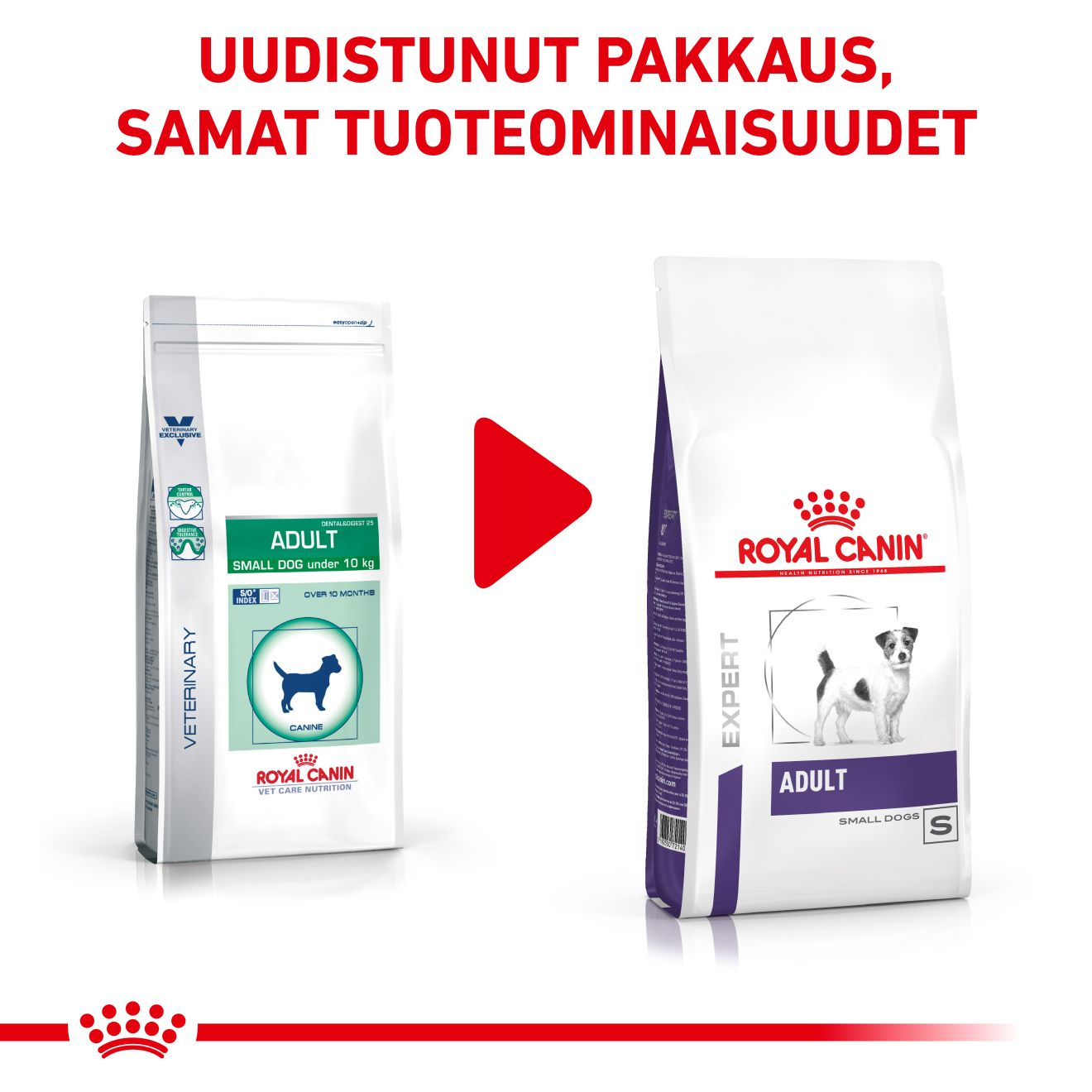 Royal Canin Veterinary Diets Health Management Adult Small dog koiran kuivaruoka 2 kg